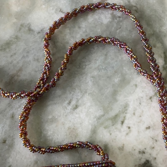 Vintage Inge Christopher multicolor beaded bag - Picture 3 of 7